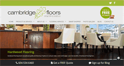 Desktop Screenshot of cambridgefloors.com